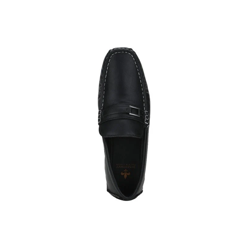 Men Black Driving Shoes - Image 5