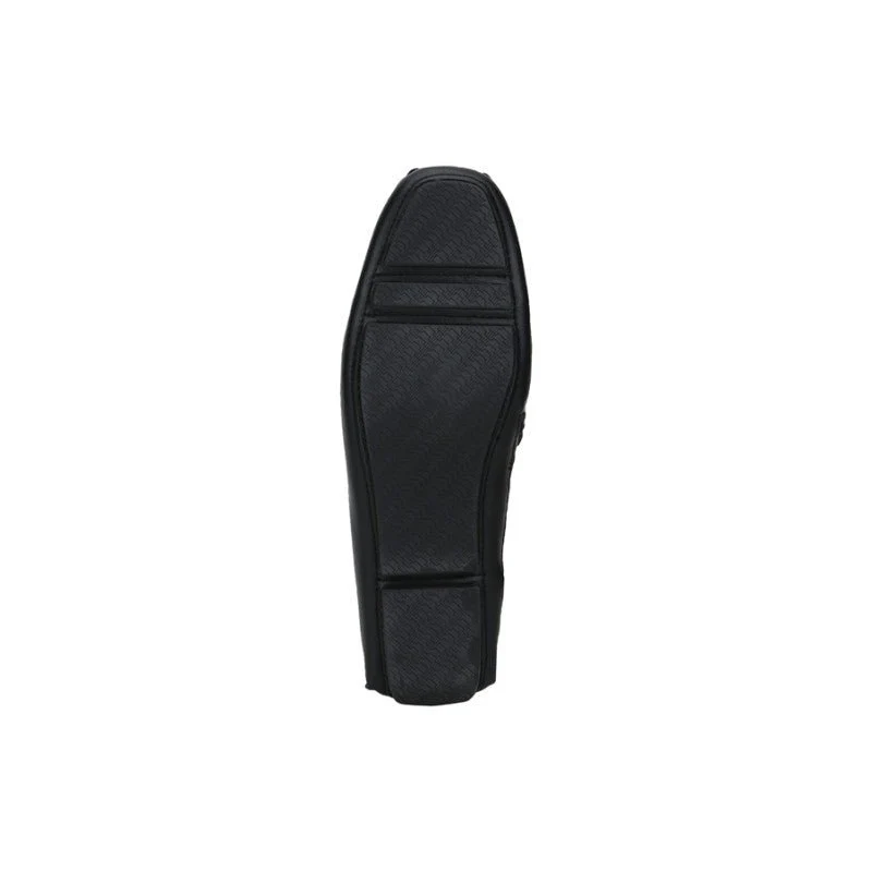 Men Black Driving Shoes - Image 6