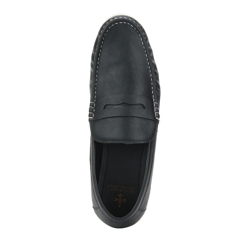 Men Black Loafers - Image 7