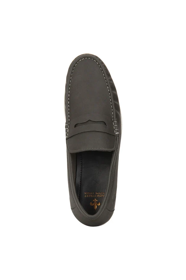 Men Black Loafers - Image 77