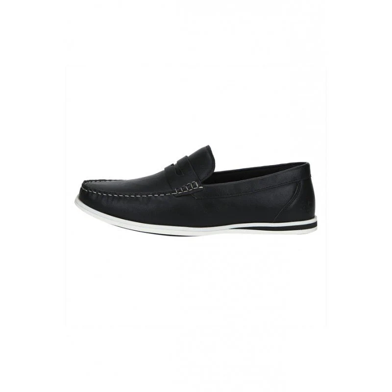 Men Black Loafers - Image 3