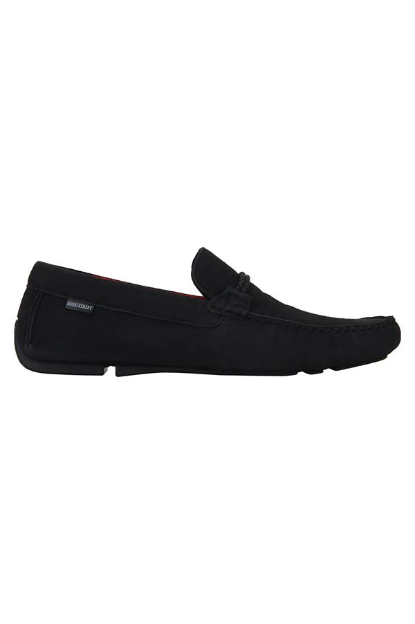 Men Black Loafers - Image 2