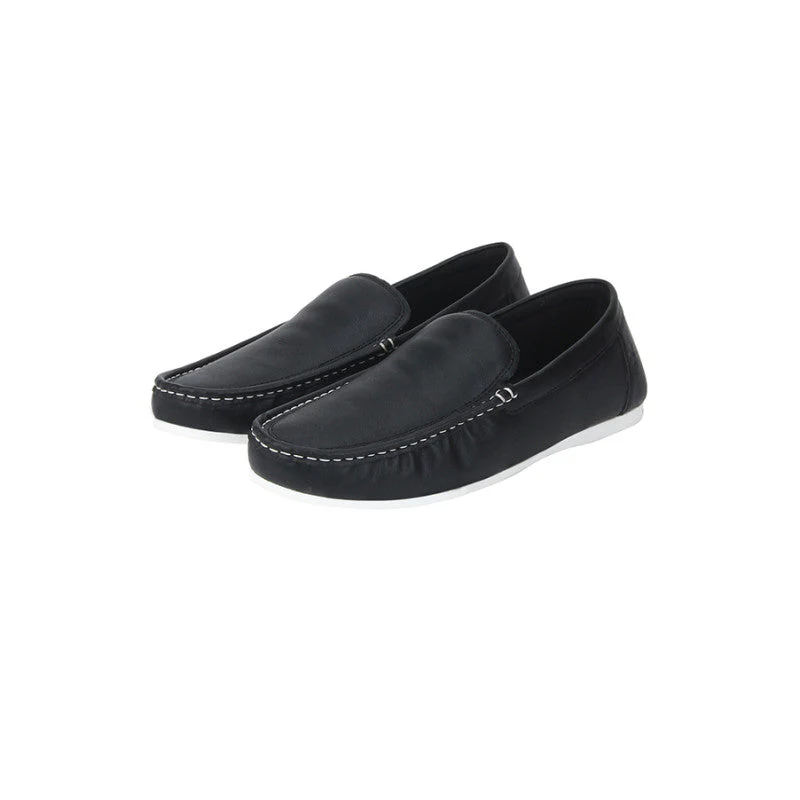 Men Black Loafers - Image 3