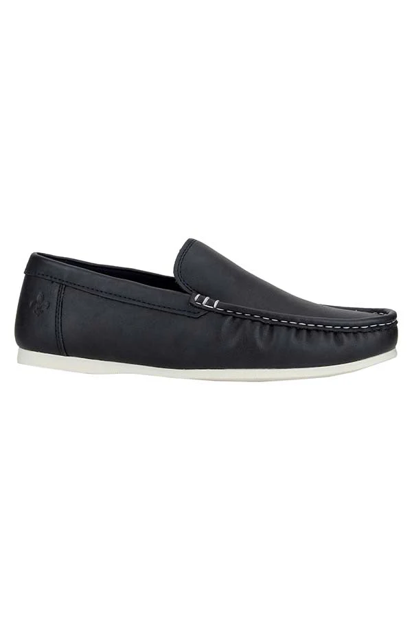 Men Black Loafers - Image 50