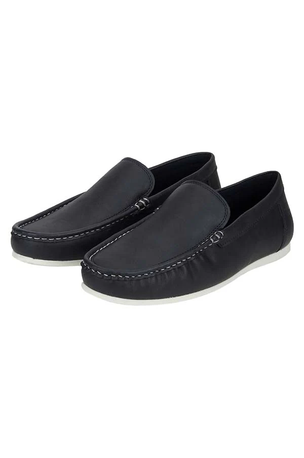 Men Black Loafers - Image 51