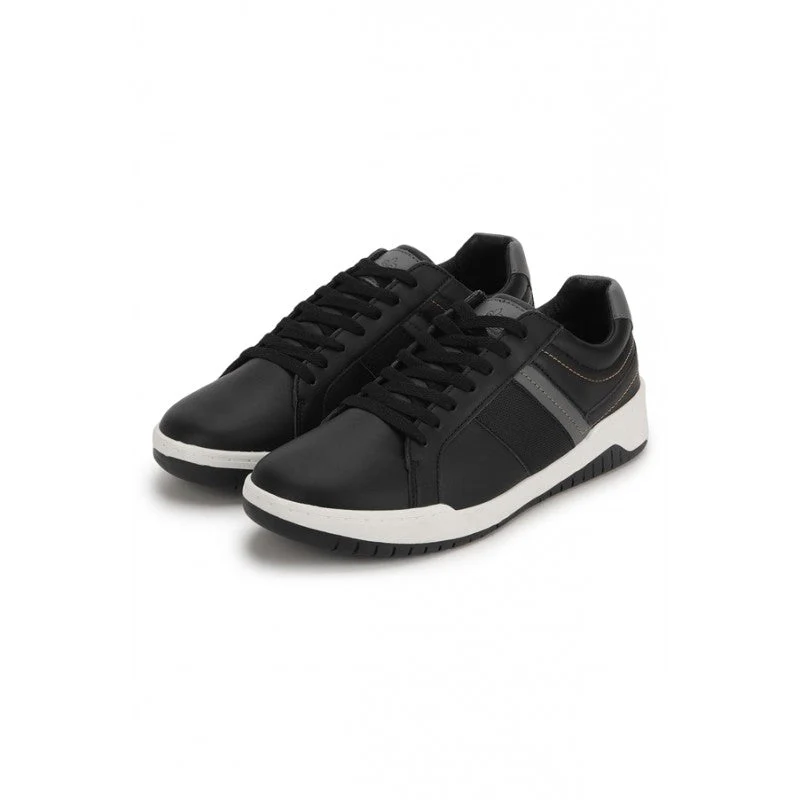 Men Black Sneakers - Image 4