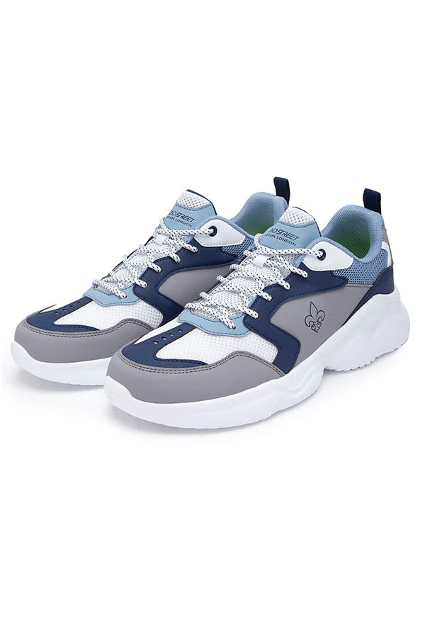 Men Blue & Grey Sneakers - Image 5