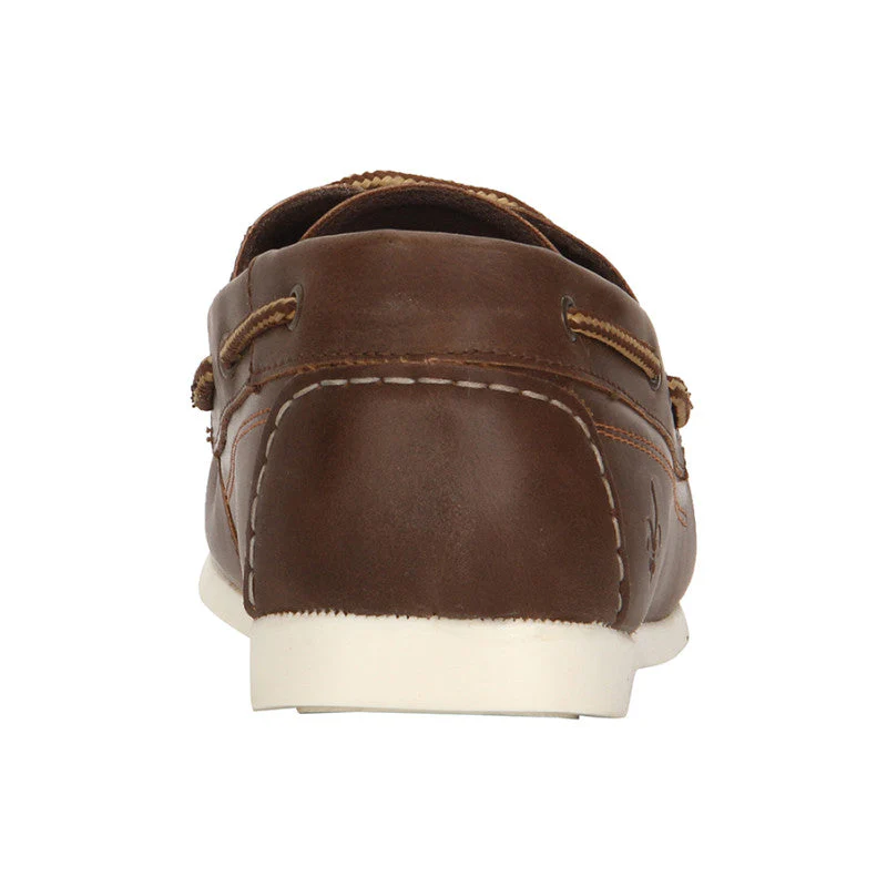 Men Brown Boat Shoes - Image 6