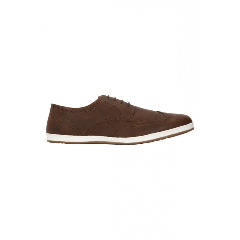 Men Brown Brogue Shoes - Image 2