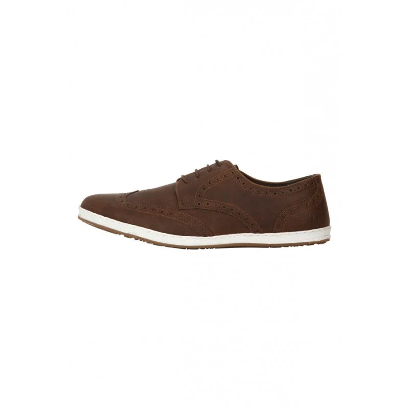 Men Brown Brogue Shoes - Image 3