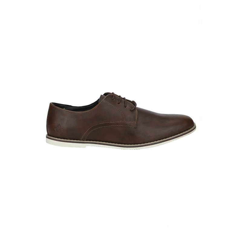 Men Brown Derby Shoes - Image 2