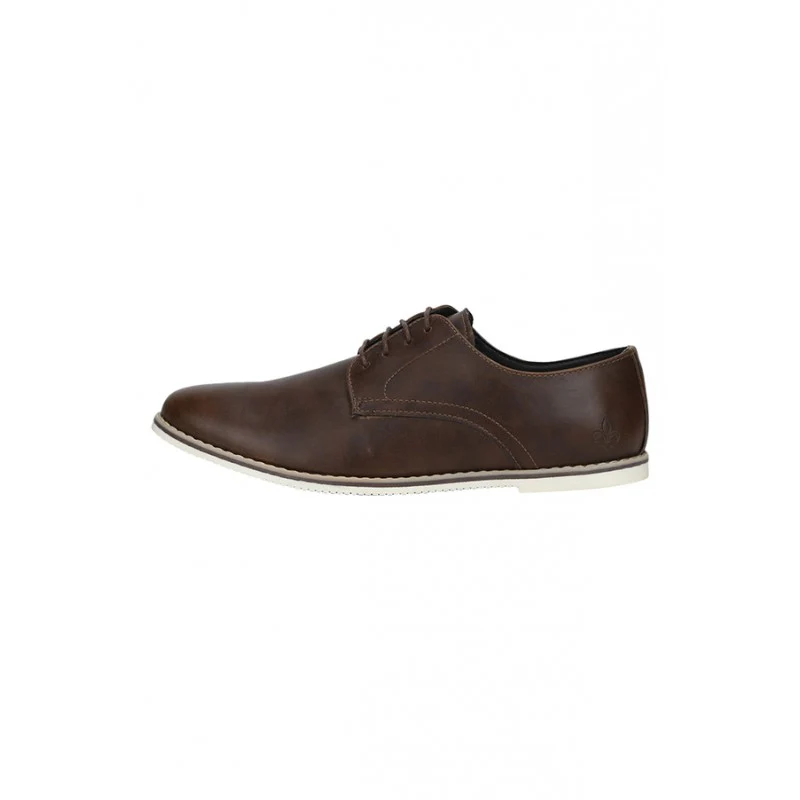 Men Brown Derby Shoes - Image 3