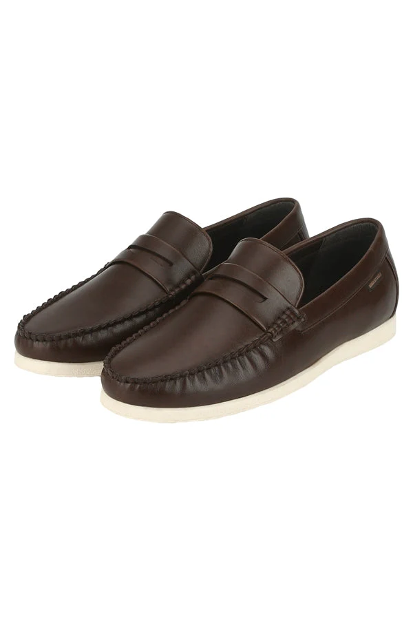 Men Brown Loafers - Image 5
