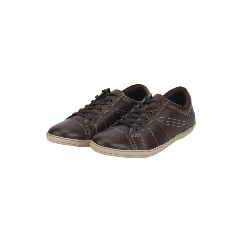 Men Brown Sneakers - Image 4
