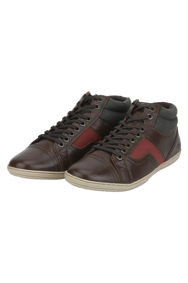 Men Brown Sneakers - Image 4
