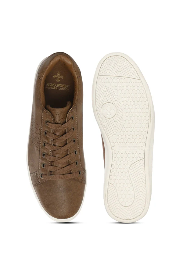 Men Brown Sneakers - Image 14