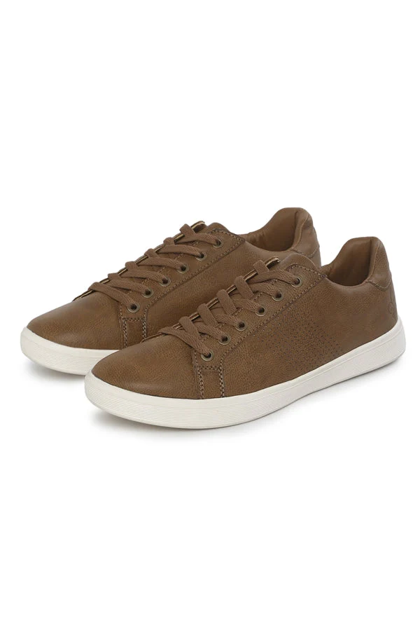 Men Brown Sneakers - Image 15