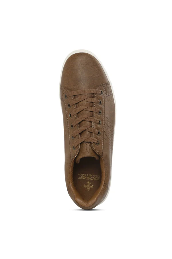 Men Brown Sneakers - Image 16