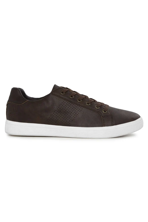 Men Brown Sneakers - Image 3