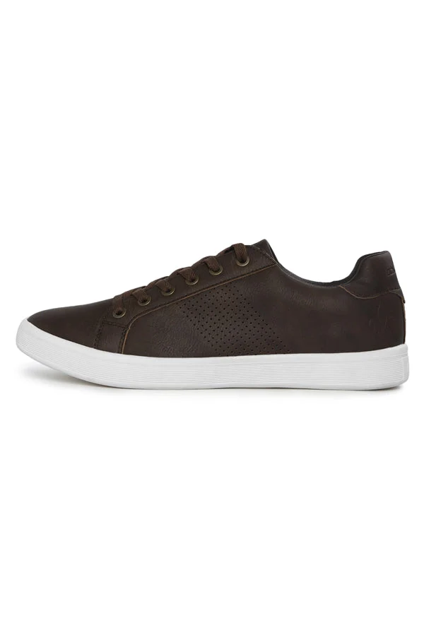 Men Brown Sneakers - Image 4