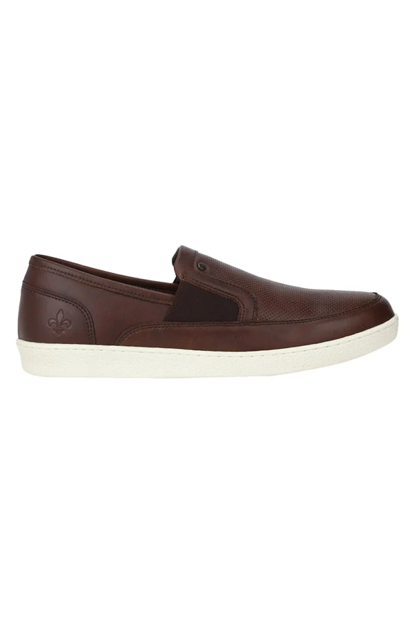 Men's Dark Tan Loafers - Image 2