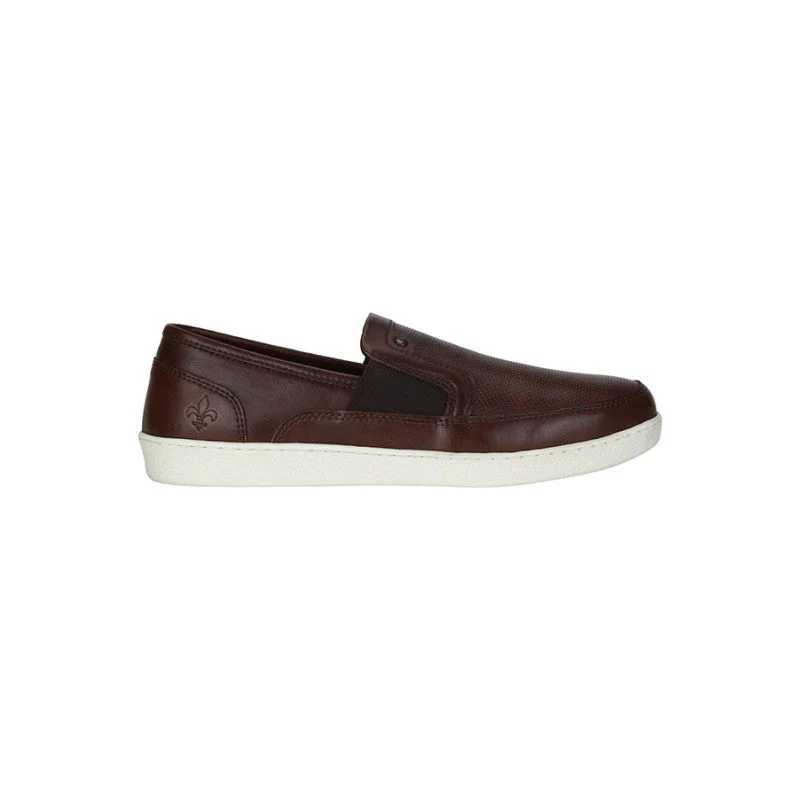 Men Dark Tan Loafers - Image 2