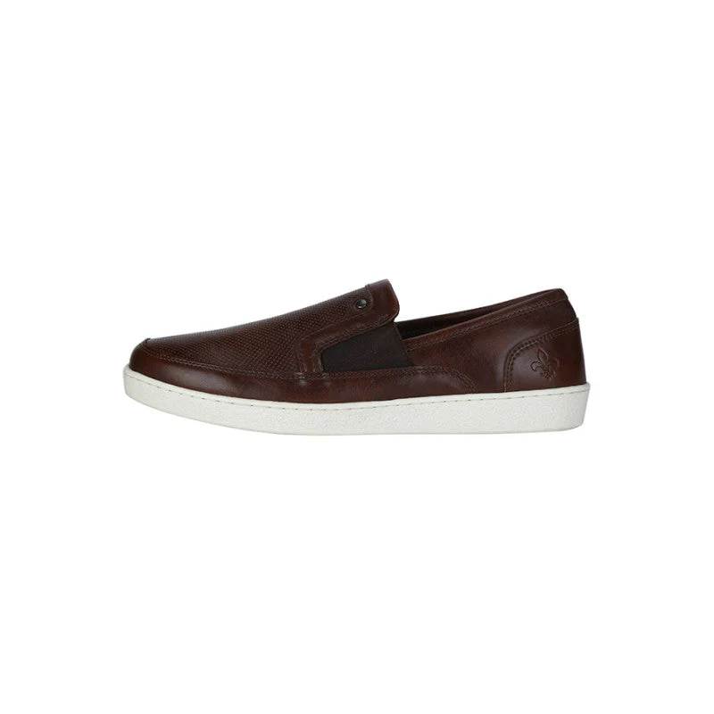 Men Dark Tan Loafers - Image 3