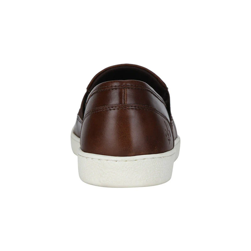 Men Dark Tan Loafers - Image 5