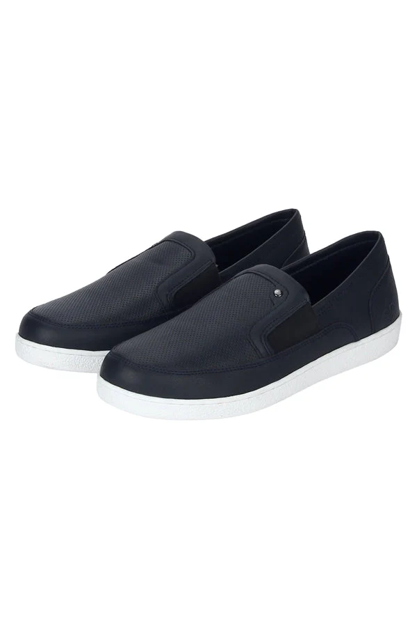 Men Navy Loafers - Image 4