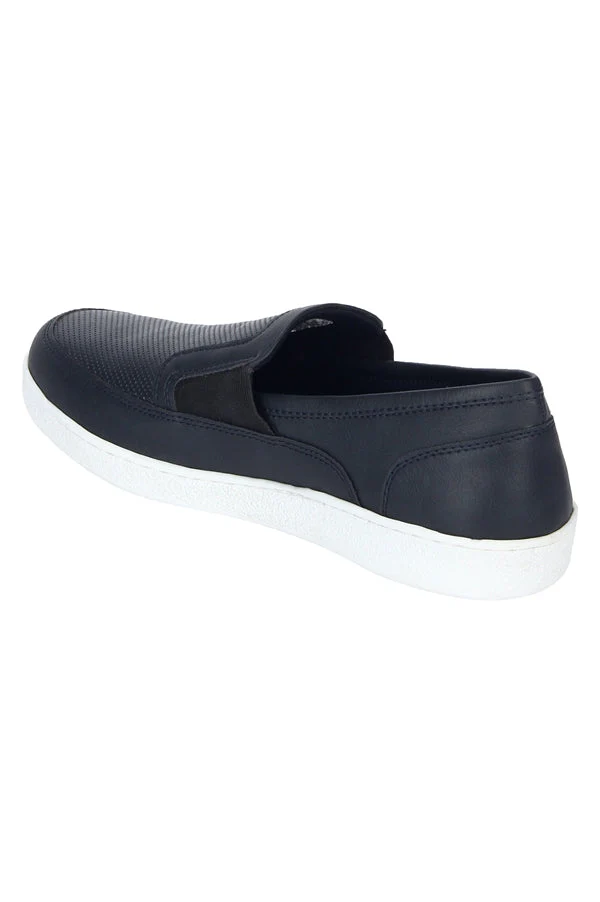 Men Navy Loafers - Image 8