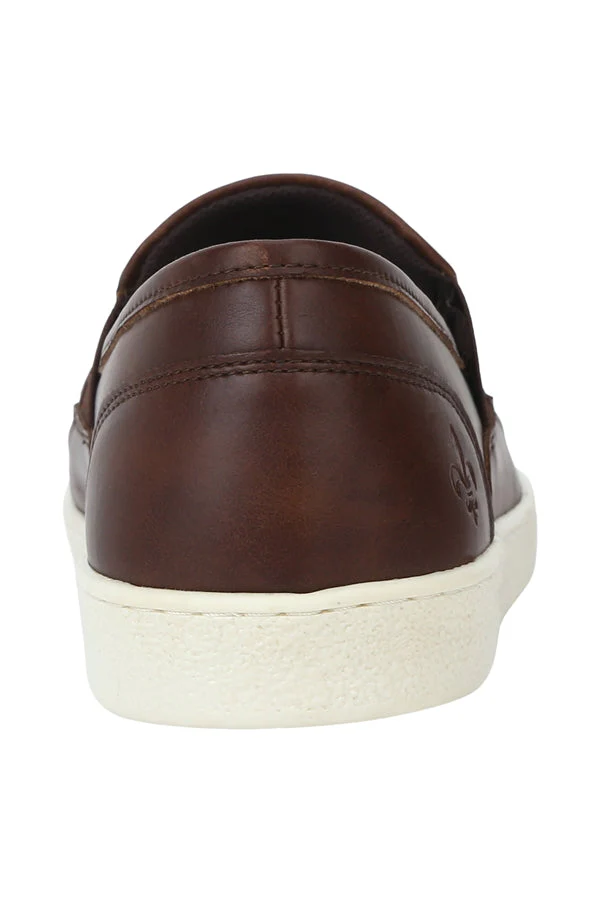 Men's Dark Tan Loafers - Image 7