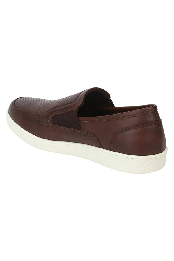 Men's Dark Tan Loafers - Image 8