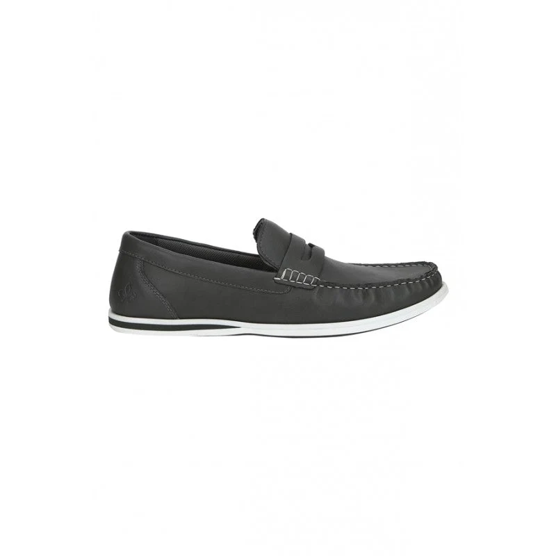Men Grey Loafers - Image 2