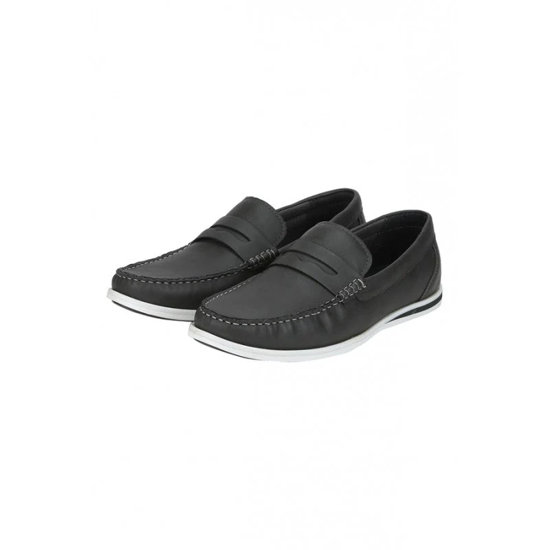 Men Grey Loafers - Image 4