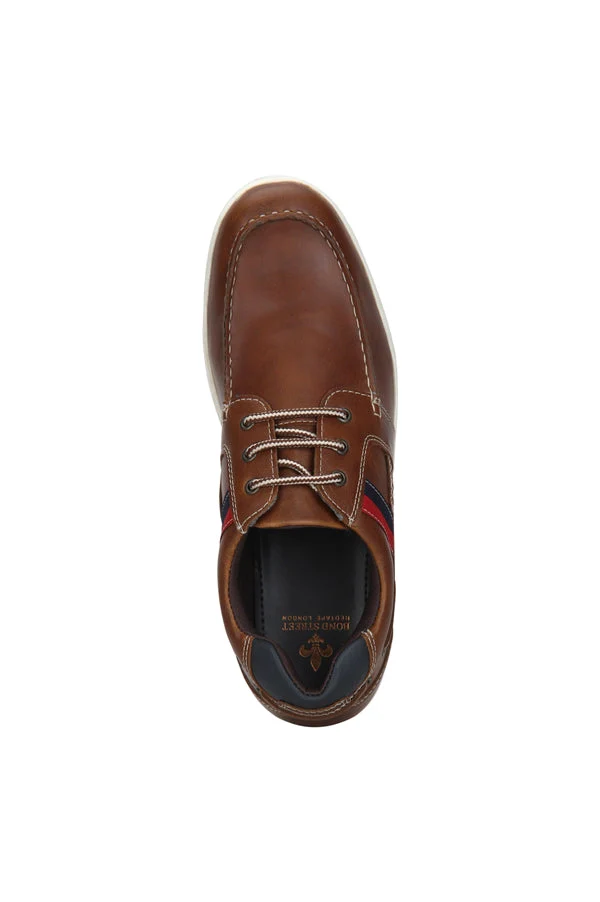 Men Light Tan Boat Shoes - Image 13