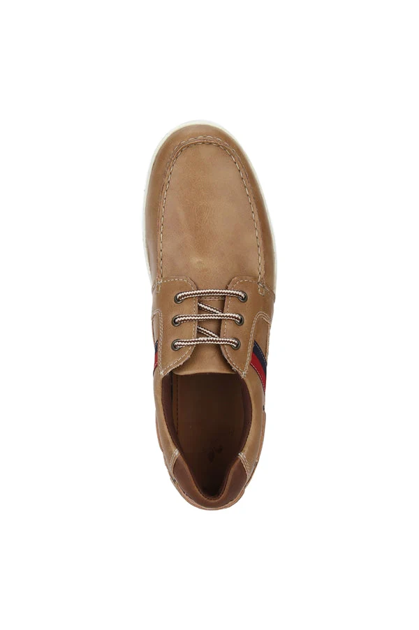 Men Light Tan Boat Shoes - Image 5