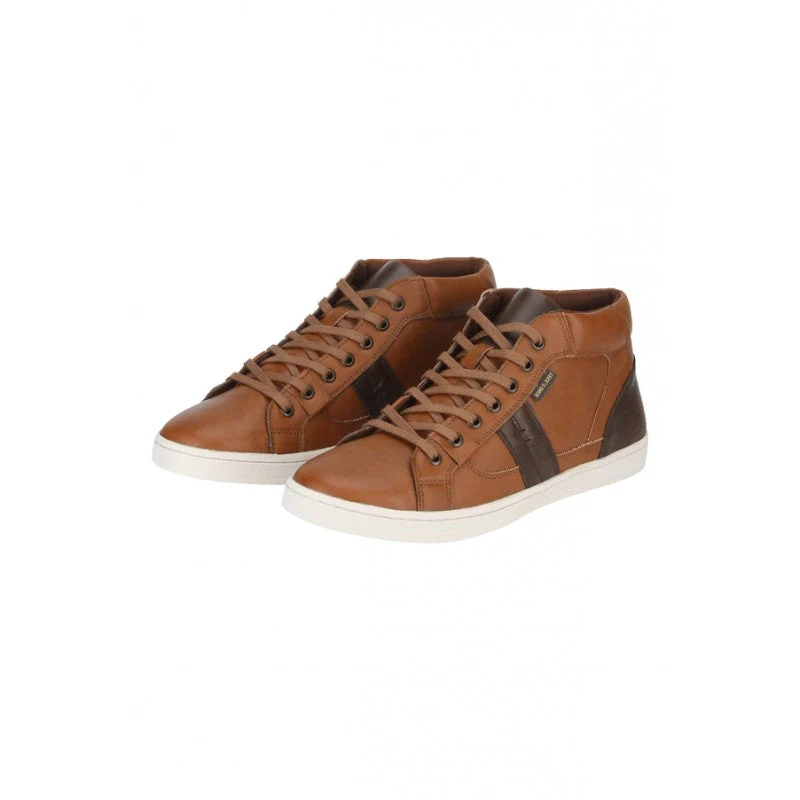Men Light Tan Sneakers - Image 4