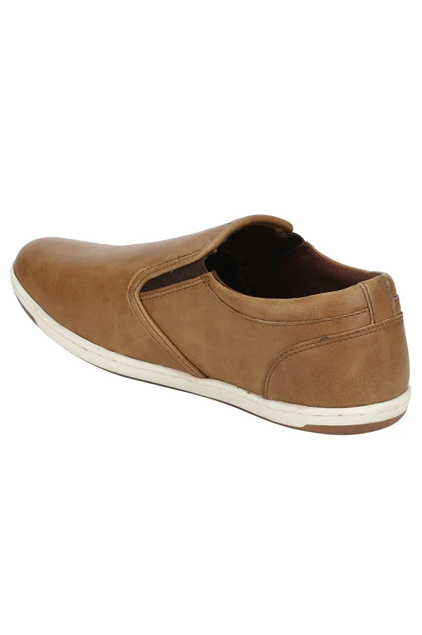 Men Light Tan Sneakers - Image 8