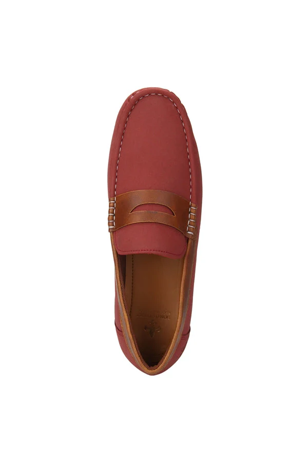 Men Maroon Loafers - Image 13