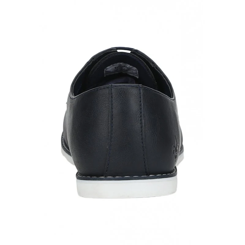Men Navy Derby Shoes - Image 6