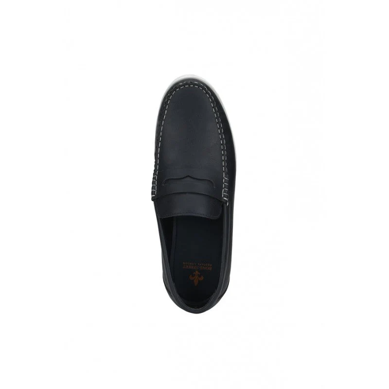 Men Navy Loafers - Image 5