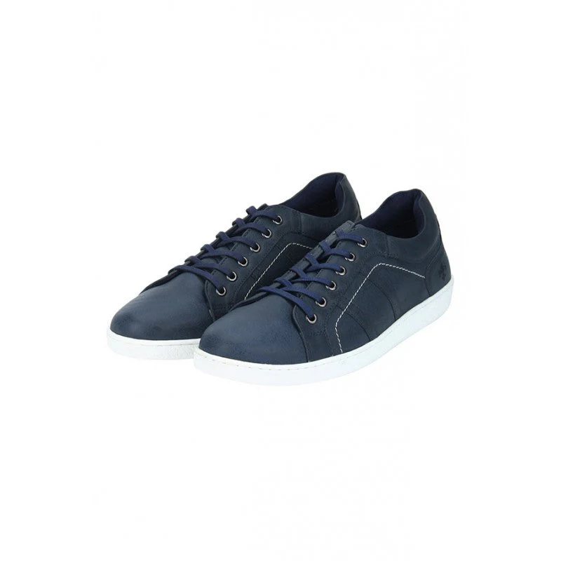 Men Navy Sneakers - Image 3