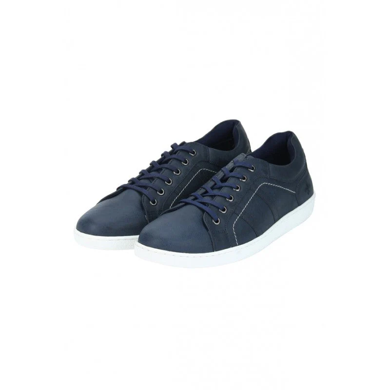 Men Navy Sneakers - Image 4