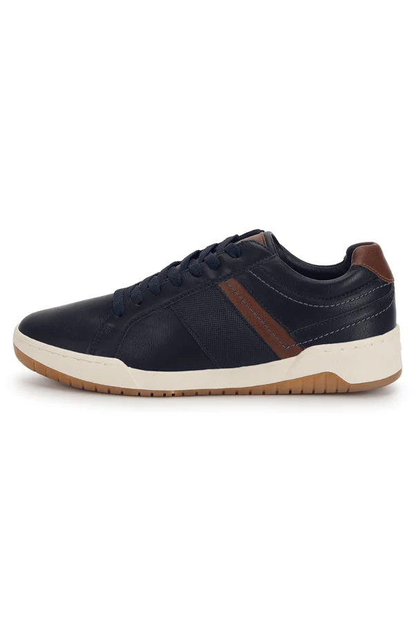 Men Navy Sneakers - Image 3