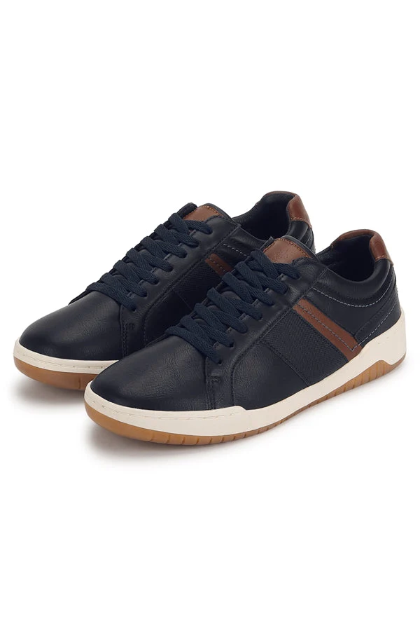 Men Navy Sneakers - Image 4