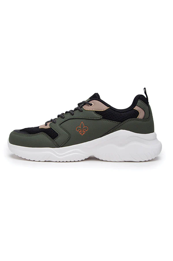 Men Olive Sneakers - Image 4