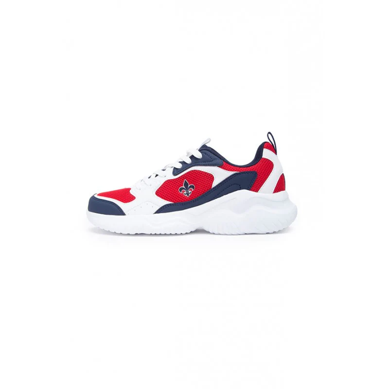 Men Red & White Sneakers - Image 4