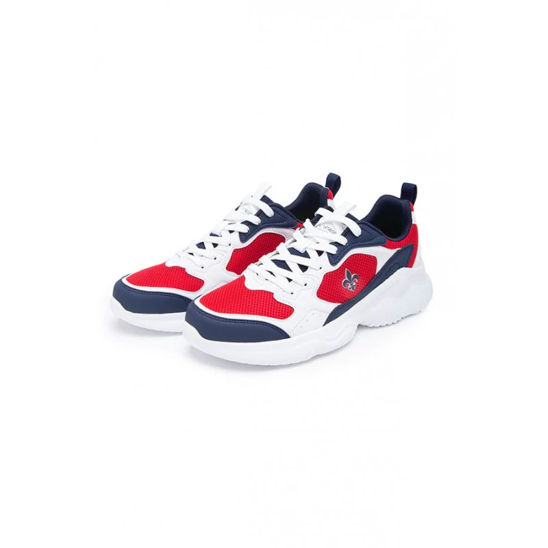 Men Red & White Sneakers - Image 5