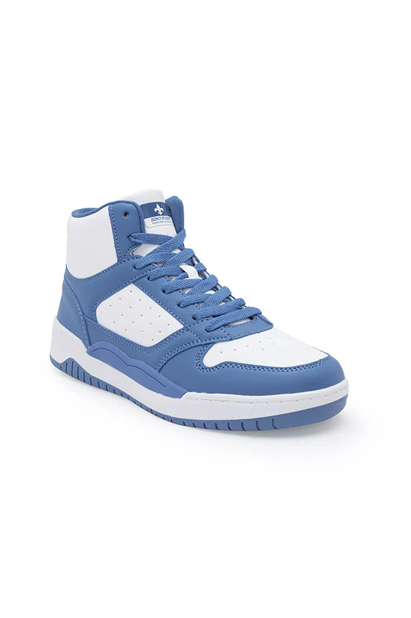 Men's Blue High-Top Sneakers - Image 2