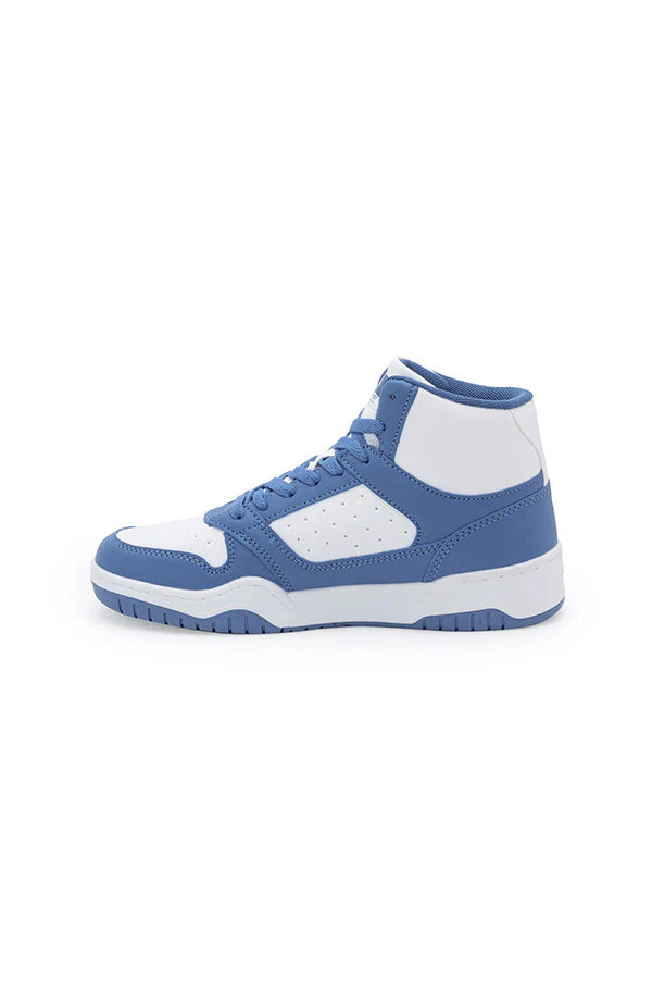 Men's Blue High-Top Sneakers - Image 4